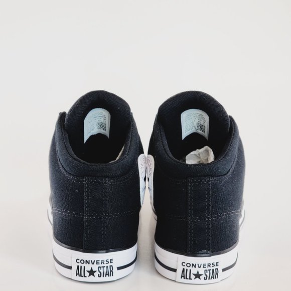 Converse CTAS Street Mid Crafted Black/Black/White Unisex Sneakers 151041F NWT - Picture 5 of 6